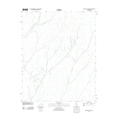 2012 Map of Ranchito Canyon, 2012 Print