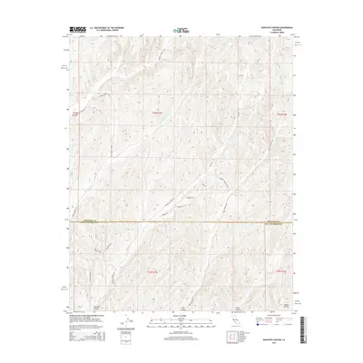 2015 Map of Ranchito Canyon, 2015 Print