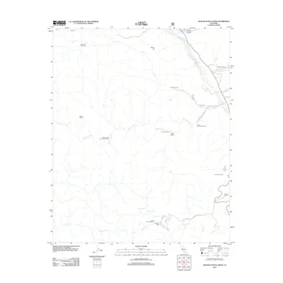 2012 Map of Rancho Nuevo Creek, 2012 Print