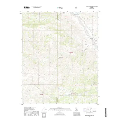 2018 Map of Rancho Nuevo Creek, 2018 Print