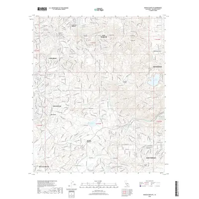 2018 Map of Rancho Santa Fe, 2018 Print
