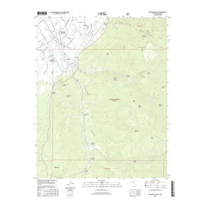 2017 Map of Ranchos De Taos, 2017 Print