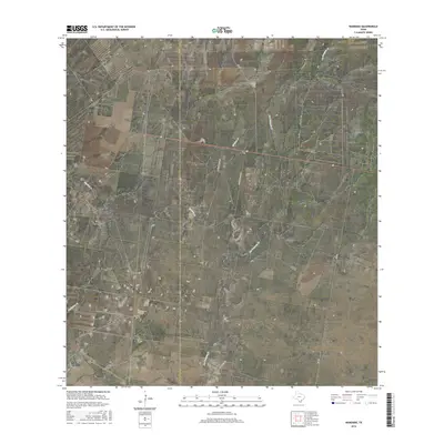 2016 Map of Randado, 2016 Print