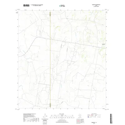 2019 Map of Randado, 2019 Print