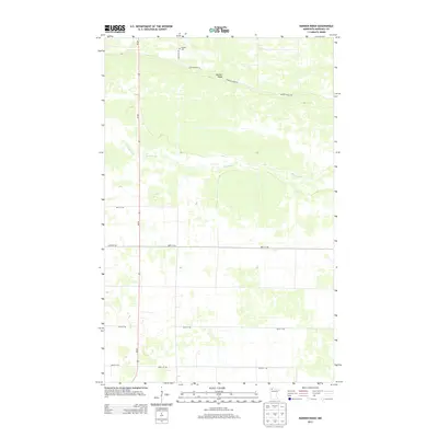 2013 Map of Randen Ridge, 2013 Print