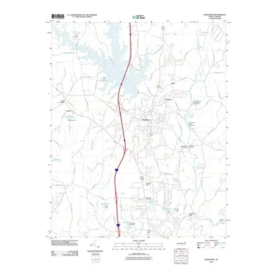 2010 Map of Randleman, 2010 Print