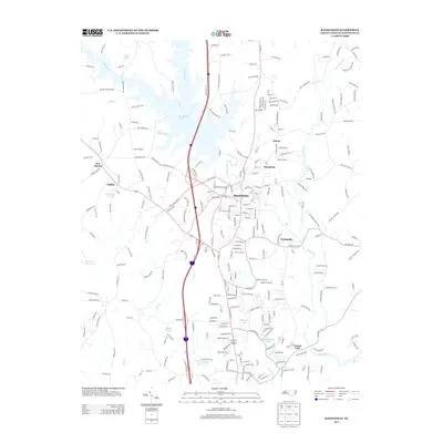 2013 Map of Randleman, 2013 Print