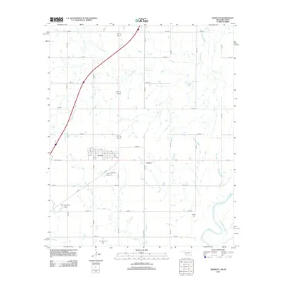 2012 Map of Randlett, 2012 Print