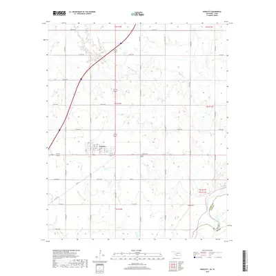 2019 Map of Randlett, 2019 Print