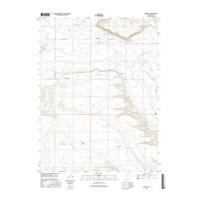2017 Map of Randlett, 2017 Print