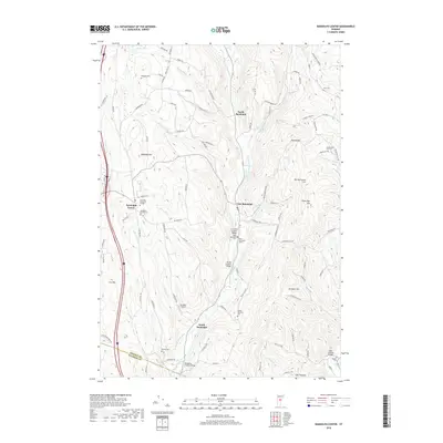 2018 Map of Randolph Center, 2018 Print