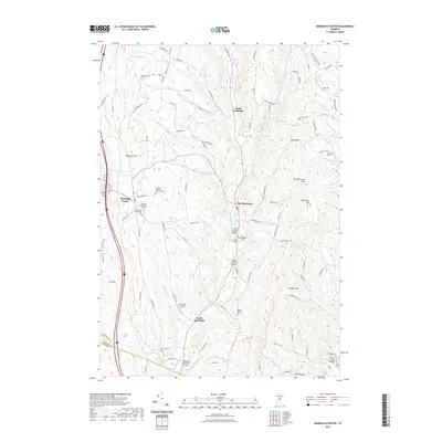 2021 Map of Randolph Center, 2021 Print