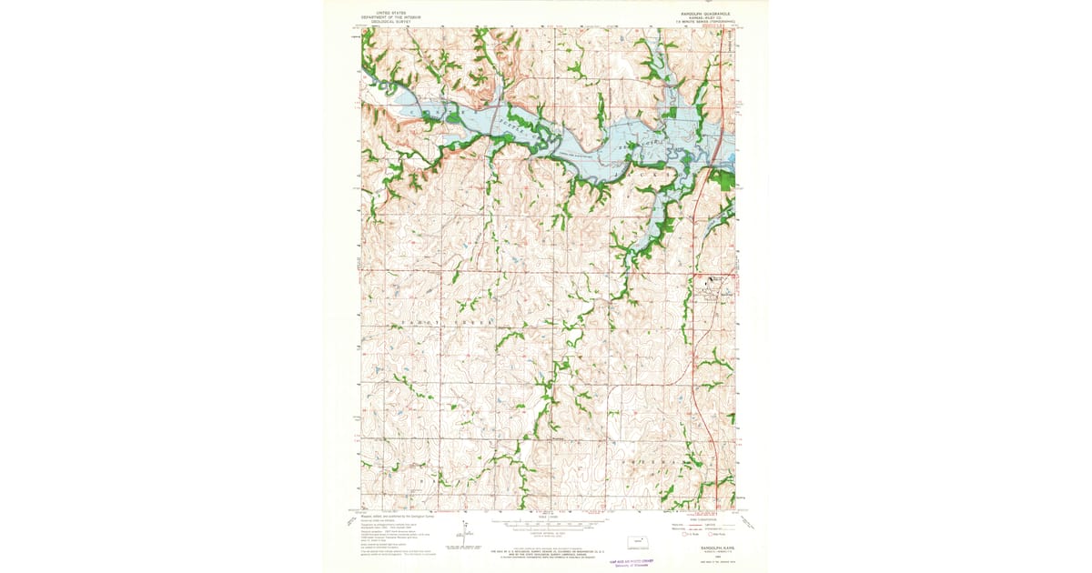 1964 Map of Randolph, KS — High-Res | Pastmaps