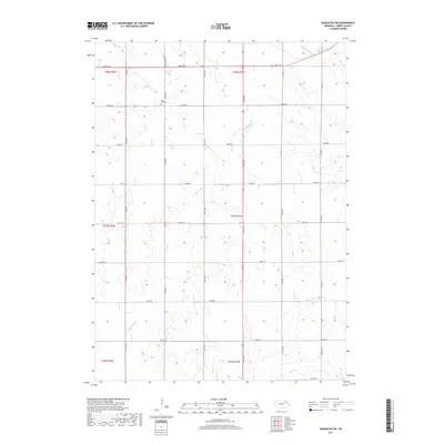 2017 Map of Randolph SW, 2017 Print