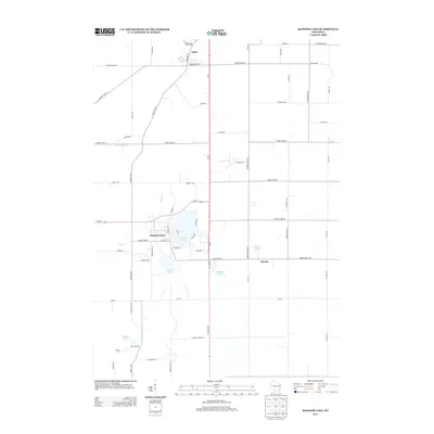 2013 Map of Random Lake, 2013 Print