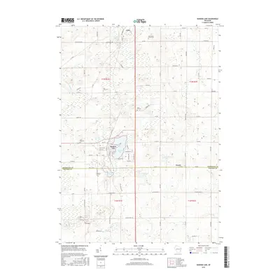 2016 Map of Random Lake, 2016 Print