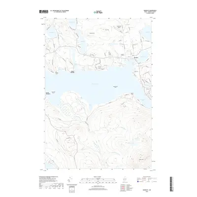 2018 Map of Rangeley, 2018 Print