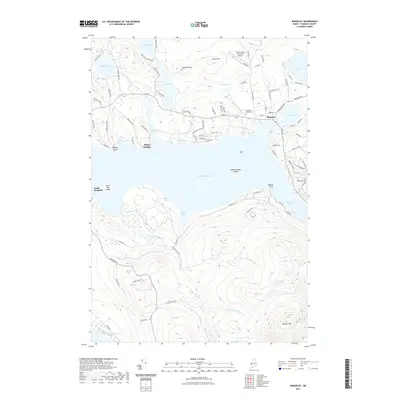 2021 Map of Rangeley, 2021 Print