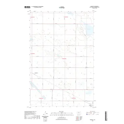 2020 Map of Rangeley, 2020 Print