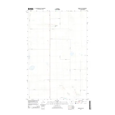 2014 Map of Rangeley NW, 2014 Print