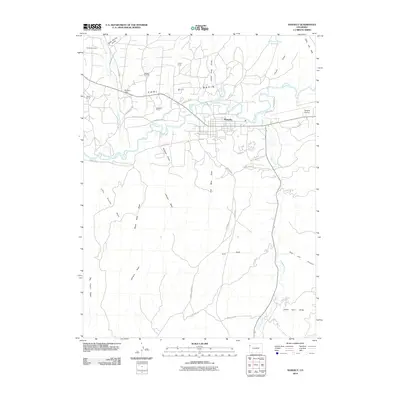 2010 Map of Rangely, 2010 Print