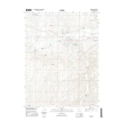 2016 Map of Rangely, 2016 Print