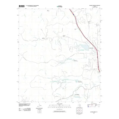 2010 Map of Ranger Creek, 2010 Print