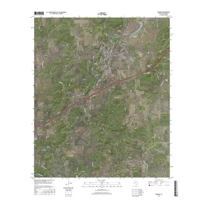 2016 Map of Ranger, 2016 Print