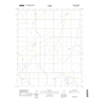2023 Map of Ranger Lake, 2023 Print