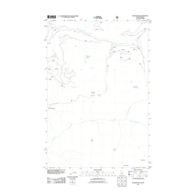 2011 Map of Ranger Peak, 2011 Print