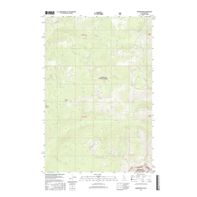 2017 Map of Ranger Peak, 2017 Print