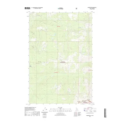 2020 Map of Ranger Peak, 2020 Print