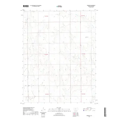 2018 Map of Ransom SW, 2018 Print