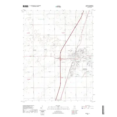 2018 Map of Rantoul, 2018 Print