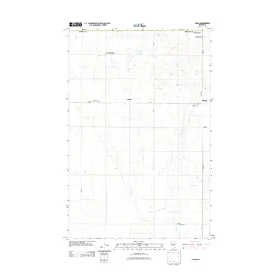 2013 Map of Ranum, 2013 Print
