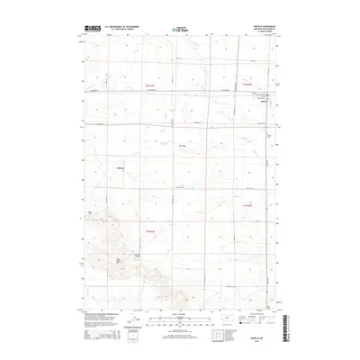 2014 Map of Rapelje, 2014 Print