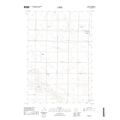 2020 Map of Rapelje, 2020 Print