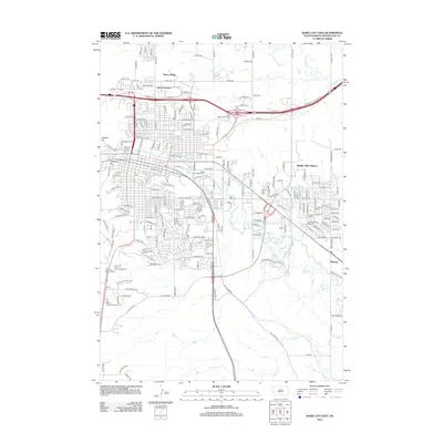 2012 Map of Rapid City East, 2012 Print