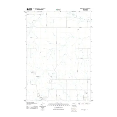 2012 Map of Rapid City NW, 2012 Print