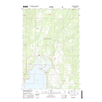 2017 Map of Rapid River, 2017 Print