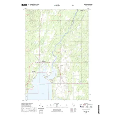 2019 Map of Rapid River, 2019 Print