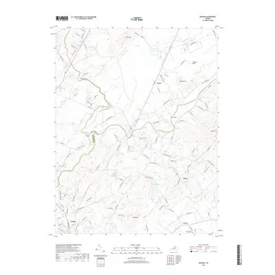 2019 Map of Rapidan, 2019 Print
