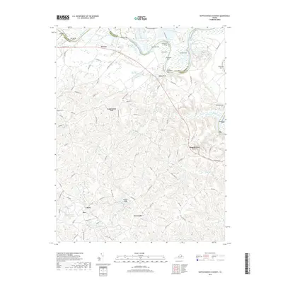 2019 Map of Rappahannock Academy, 2019 Print