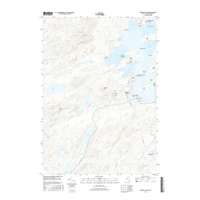 2016 Map of Raquette Lake, 2016 Print