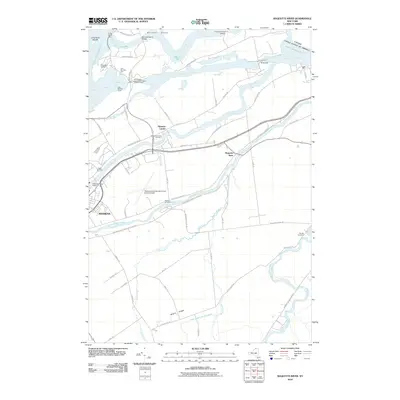 2010 Map of Raquette River, 2010 Print