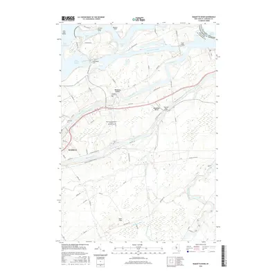2016 Map of Raquette River, 2016 Print