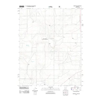 2011 Map of Rardin Hill, 2011 Print