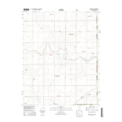 2013 Map of Rardin Hill, 2013 Print