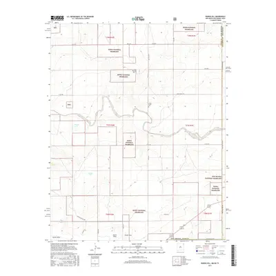 2017 Map of Rardin Hill, 2017 Print