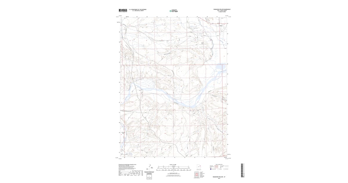 Acotprmaps Rasmussen 2023 Map of Rasmussen Hollow, Uintah County, UT — High-Res | Pastmaps